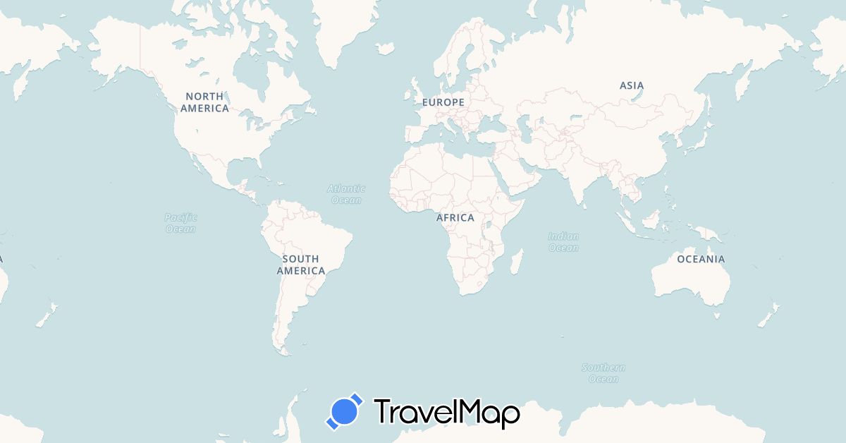 TravelMap itinerary: driving in Angola, Benin, Botswana, Democratic Republic of the Congo, Republic of the Congo, Côte d'Ivoire, Cameroon, Egypt, Eritrea, Ghana, Gambia, Guinea, Guinea-Bissau, Kenya, Liberia, Lesotho, Mauritania, Malawi, Namibia, Nigeria, Rwanda, Sierra Leone, Senegal, Swaziland, Togo, Tanzania, Uganda, South Africa, Zambia, Zimbabwe (Africa)